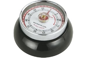 Zassenhaus Kökstimer, magnetisk, retro, klassisk, mekanisk, matlagningstimer