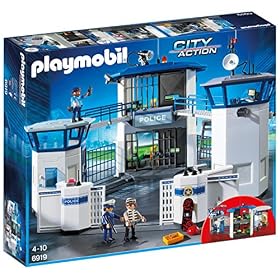 Playmobil 6919 Commissariat de Police avec Prison- City Action- Les policiers – City Action Les policiers