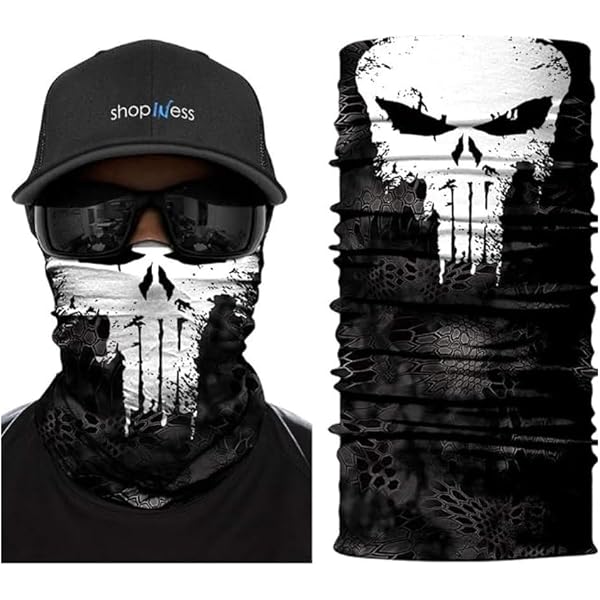 Set 3 Mascherine Unisex Scaldacollo – Bandana Multiuso In Microfibra – Antivento, UPF 23+, Lavabile, 25x50 Cm - copertina