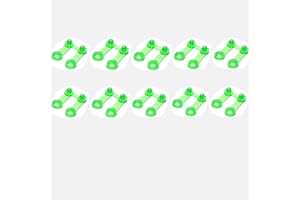 BAAQII 10Pcs Plastic Yellow Snap Clip Punch Card for Brother Knitting Machine Tool