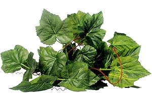 POPETPOP Vignes Artificielles de Reptiles, Décoration de Terrarium pour Reptiles pour Serpents Grenouilles Lézard Tortue, 250cm