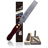 Japanese Flush Cut Saw - 6" (150mm) Double Edge Saw for Flush Cutting Dowels, Nails, Wedges - Hand Saw for Hard and Soft Wood