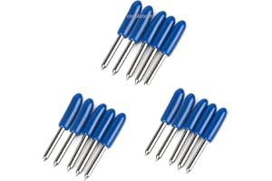 TUONAI 15Pcs 60 Degree Cutter Blades for Summa Cutter Plotter
