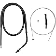 MOTOMASTER Motorcycle ATV UTV Universal Clutch Cable 35 inch Repair build-your-own Compatible with Honda Yamaha BMW Kawasaki Indian Suzuki Ducati Victory Triumph KTM Aprilia GasGas Sherco CF Royal