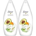 Dove Nourishing Secrets Invigorating Ritual Body Wash, Avocado Oil & Calendula Extract, 16.9 Ounce / 500 Ml, Pack of 2