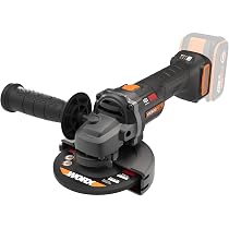 WORX Mini Meuleuse D'angle Sans Fil 20V WX801.9 - 76mm - 19500 Tr/min - Livrée Avec 3 Disques