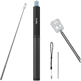 SMALLRIG Extendable Selfie Stick 150 cm Invisible - 5270 | for Insta360 X5/X4/X3/X2, for DJI for Osmo 360, Action Cameras