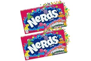 2er Set - WONKA NERDS RAINBOW 2x141G + Naschwerk® Sticker