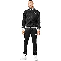 Lacoste Sport Trainingspak Heren Zwart/Wit/Blauw Heren shoppen