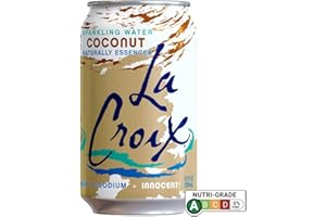 LA CROIX Naturally Essenced Coconut Sparkling Water 355ml (Pack of 12)