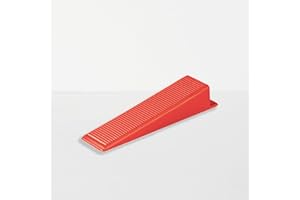 NIVELPRO Cuñas niveladoras para azulejos, 250 unidades, Sistema de nivelación de azulejos, Cuñas reutilizables, Cuñas niveladoras, Color rojo (Cuñas, 250 uds)