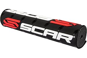 SCAR Handlebar Pad Handlebar with Centre Brace Motocross Quad Dirt Bike Enduro Black