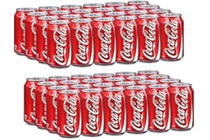 48 x Regular Coca Cola Cans 330ml