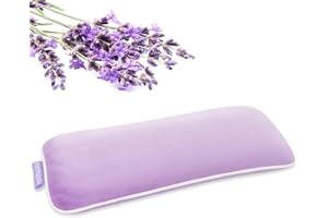 Comfheat Lavendel gewichtete Augenkissen für Yoga, Microwavable feuchte Wärme Augenkompresse Maske Kissen mit waschbarem Bezug für Entspannung, Schlafen, Meditation, Yoga, Spa, Migräne Relief Lila