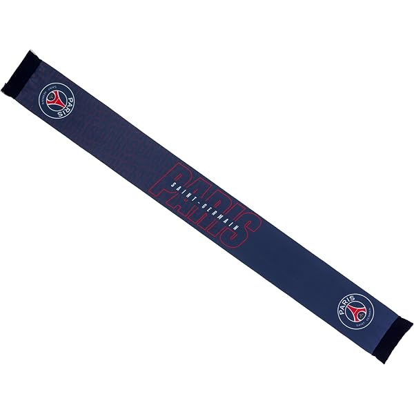 Écharpe Officielle PSG 140 Cm – Collection Paris Saint-Germain, Acrylique – Pour Supporter
