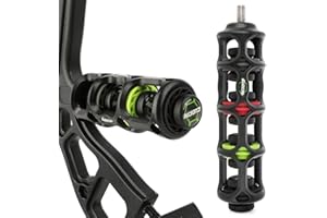 SHARROW Stabilisateur pour Tir à l'arc Stabilisateur d'arc à Poulies 4 Pouces 6 Pouces Amortisseur pour Arc à Poulies Arc Classique