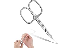 DAAIZIII Nagelhautschere Extra Fein Testsieger, Nagelschere, Hautschere, Nagelhautschere, Professionelle Nagelschere, Modern, Edelstahl, Silber