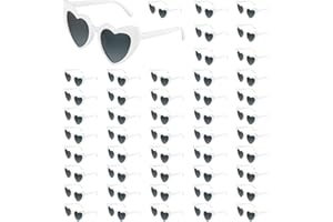 BOUBONI Confezione da 6/12/24/48 occhiali da sole vintage a forma di cuore occhiali da sole per addio al nubilato per donne festa di nozze