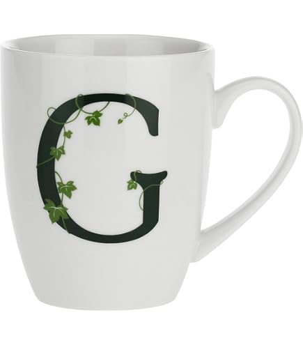 La Porcellana Bianca - Tazza Lettera , Bianco - Arredo Casa, Cucina - Linea Atupertu - Idea