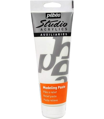 Pâte Modelage Pébéo Studio Green 475ml - Relief Acrylique écologique - Art Peinture Texture