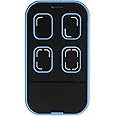 XIHADA Universal Garage Door Remote Universal Garage Door Opener Remote Universal Gate Remote Control Homelink Remote Multi Frequency 280MHZ-868MHZ (1PC, Black with Blue)