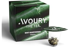 ‎AVOURY AVOURY green tea MINT GUNPOWDER Tee-Kapseln: Grüntee mit Krauseminze, lieblich & kräftig, blend, 8 Kapseln