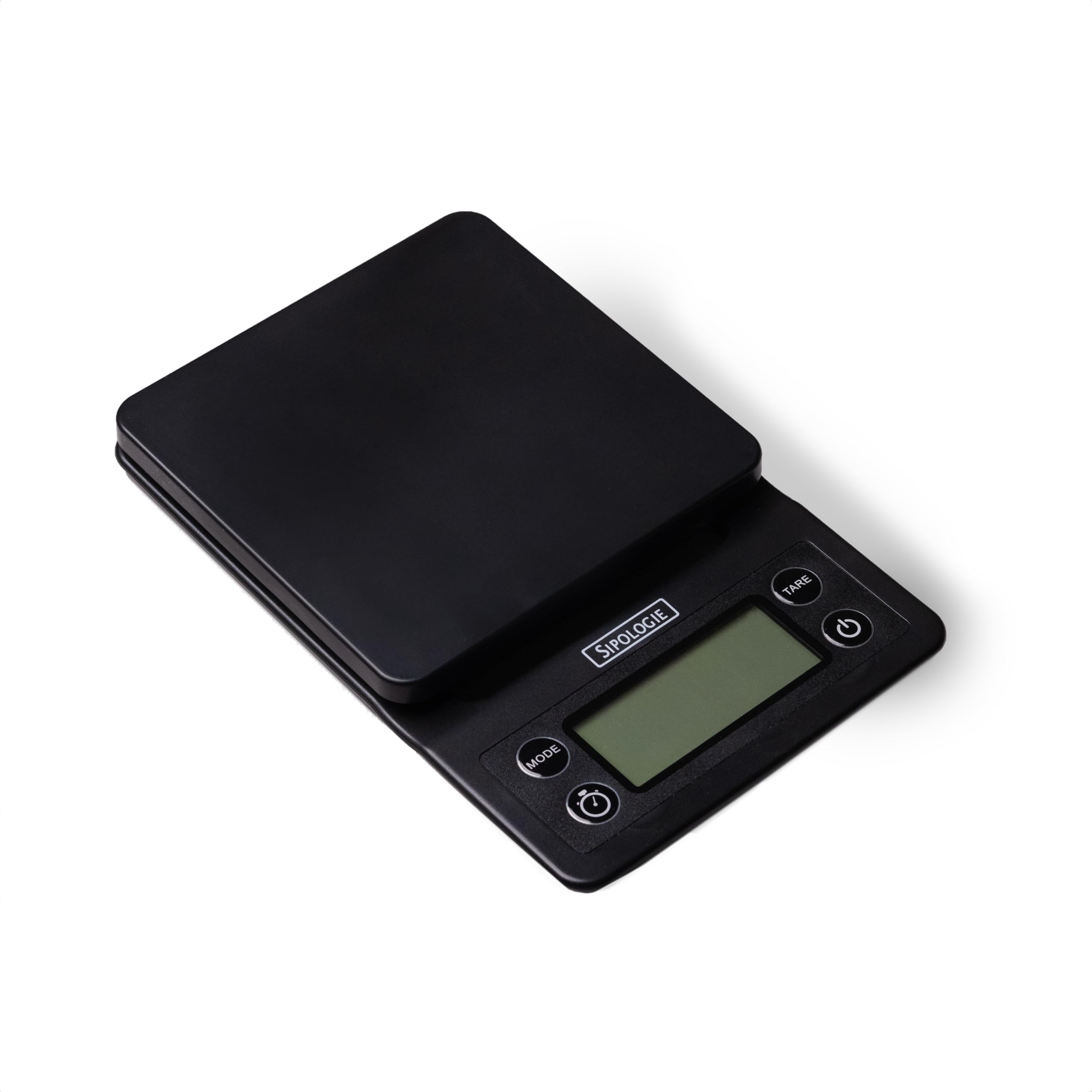 Sipologie Precision Weigh Scale with Timer â€“ Digital Coffee Scale for Accurate Brewing, 0.1g Precision, LCD Backlit Display, Ideal for Pour Over, Espresso, and Kitchen Use