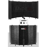 Midex PF-43 Mikrofon Ses Yalıtım İzolasyon Paneli 5 B&ouml;l&uuml;ml&uuml; Ayaklı (69x26 cm)