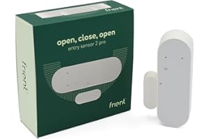 frient Entry Sensor 2 Pro | Capteur de Porte et Fenêtre | Capteur Magnétique | Détection de Température | Zigbee | Fonctionne avec Homey, Home Assistant et SmartThings