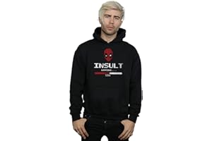 ABSOLUTE CULT Marvel Men's Deadpool Insult Loading Hoodie