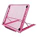 Produktbild Laptop Ständer Notebookständer, belüftet, verstellbar, Metall Ineinander Notebook Standplatz, 24x19CM / 9.45x7.48Inch für Laptop, Notebook, iPad Mini, iPhone, Tablets, Novata (Rosa)