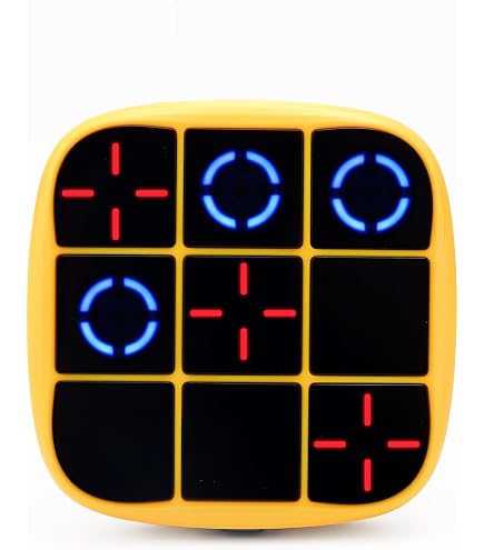 Morpion Électronique 4 En 1 – Console De Jeux De Société – Défi Mémoire Et Réflexion