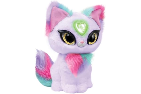 My Fuzzy Friends Magic Whispers Zoey Kitty Jouet interactif en Peluche pour Enfants, Adorable et réaliste pour garçons et Filles âgés de 4 Ans et Plus Qui Vous Parle comme par Magie