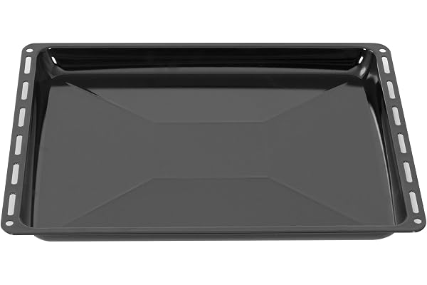 ICQN Plaque de Four 422 × 370 × 30 mm, Compatible avec Electrolux, AEG, IKEA, Zanussi & Juno, Lèche-frite Émaillée pour Four