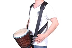 MoonEmbassy Harnais rembourré pour djembé World Rhythm