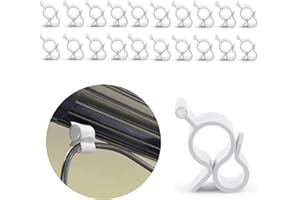 ‎CVOZO CVOZO Kederleisten Haken Markisenhaken Wohnwagen Zubehör: Wohnwagen Zubehör Wohnwagen Zubehör Markisenclip Wohnmobil Markisenhaken für Wohnmobil, Wohnmobil, Reiseanhänger, Seillichter (20 -White)