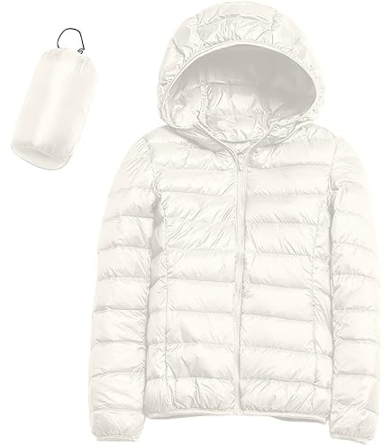 Piumino Donna Leggero E Caldo Per L'inverno – Giacca Imbottita 100 Grammi, Antivento, Ripiegabile, Taglie Forti S-XXL