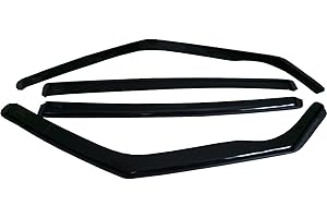 Heko 29632 Deflectores de viento 4 piezas - el frente y puertas traseras, Derivabrisas