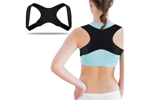 Eaasok Correttore Posturale,Busto Correttore Posturale,Fascia Posturale Spalle e Schiena Traspirante Regolabile,Busto Correttore Posturale Uomo Donna,Posturale Correzione per Alleviare il Dolore
