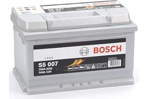 Bosch S5007 - Batterie Auto - 74A/h - 750A - Technologie Plomb-Acide - pour les Véhicules sans Système Start/Stop