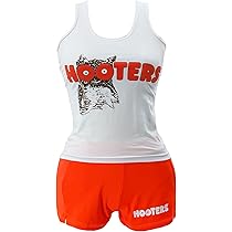 Hooters girl orange　トップスショートパンツ 　ユニフォーム Hooters girl orange トップスショートパンツ ユニフォーム