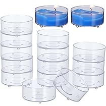 12 Kerzengläser Aus Kunststoff Zum Selbstbefüllen – Rund, Herz, Quadrat, Transparent