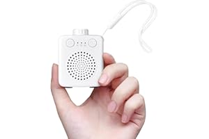 FANSBEN Portable Noise Machine, White Sound Machine with 13 Natural Sounds USB Rechargeable/Memory Function/Adjustable Volume for Home and Office Travel