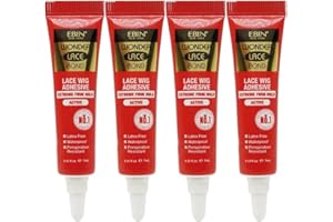 EBIN NEW YORK Wonder Lace Bond Tube Extreme Firm Hold (Activo) 0.23 fl oz / 7 ml, paquete de 4