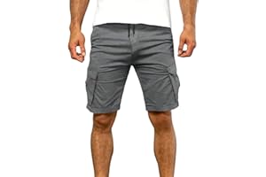 MOKBAY Kurze Arbeitshosen Herren Cargo Hose Große Größen Sommer Hose Kurze Mit Taschen Bermuda Cargo Shorts Gym Leichte