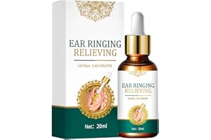 GNAUMORE Gouttes Auriculaires pour Acouphènes,Gouttes D'oreille Acouphènes,Gouttes pour le Traitement des Oreilles,Gouttes à Base De Plantes Naturelles,Gouttes d'Oreille 20ML