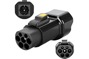 Azyvum Typ 2 auf Schuko Adapter für Ladesäule,typ2 Station Entlader 220V 16A 3.5KW Schuko Steckdose Adapter für Roller, Elektrorollstühle, Elektrofahrräder