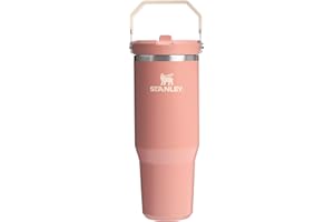STANLEY Flip Straw Tumbler 1.0 Borraccia Con Cannuccia 0.89L - Fredda Per 12 Ore - Borraccia Termica Senza BPA - Bottiglia Acqua Facile Da Trasportare - Lavabile In Lavastoviglie - Sienna