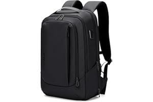 FENRUIEN Erweiterbarer Laptop Rucksack YKK-Reißverschlüssen 26L-38L Rucksack Business Rucksack Herren Laptop Tasche 15.6 Zoll für Herren und Damen Mädchen Teenager mit Laptopfach USB-Ladeanschluss