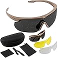 FOCUHUNTER Sports Glasses Anti Fog Goggles, Eyewear, Driving Glasses Airsoft Glasses Anti-UV400 Sunglasses Goggles Men & Women for Cycling, Hiking, Running